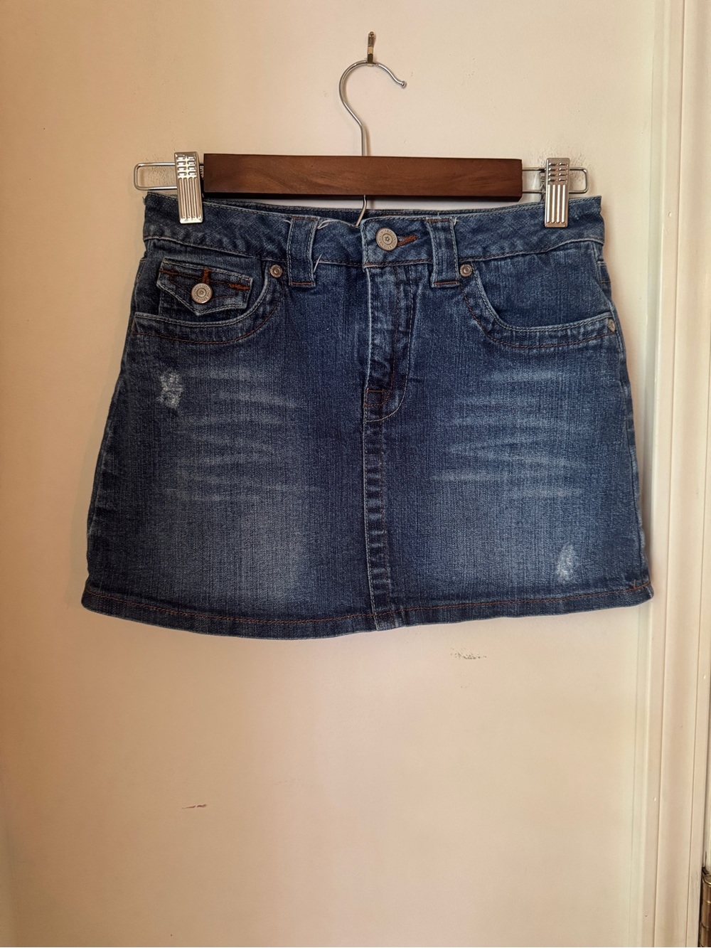 Limited Too Dark Blue Denim Mini Skirt Size 12